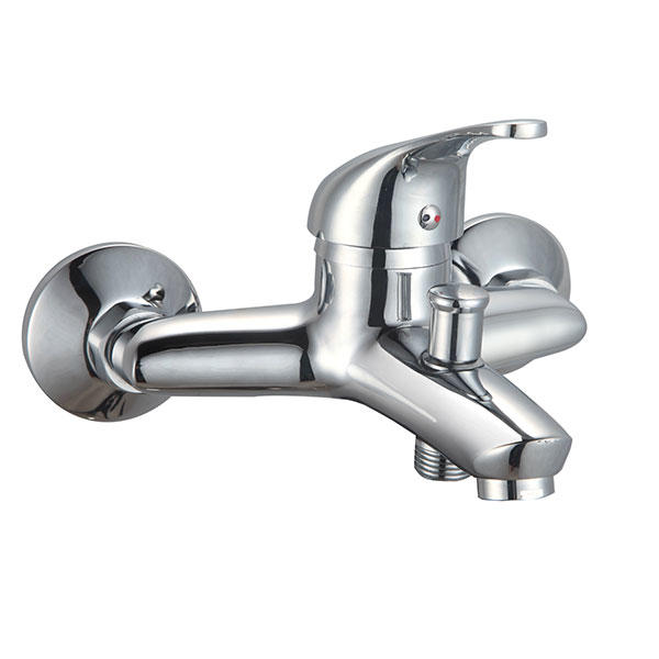 4166-10 grifo de latón monomando mezclador de bañera de pared de agua fría / caliente