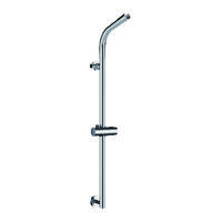SR142B SUS barra deslizante, riel de ducha, riel de ducha con soporte superior;