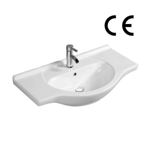 YS27201-85 Lavabo de gabinete de cerámica, lavabo de tocador, lavabo de inodoro;