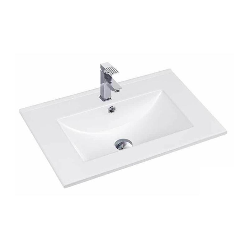 YS27286W-60 lavabo de gabinete de cerámica vidriada blanca mate, lavabo de tocador, lavabo de inodoro;