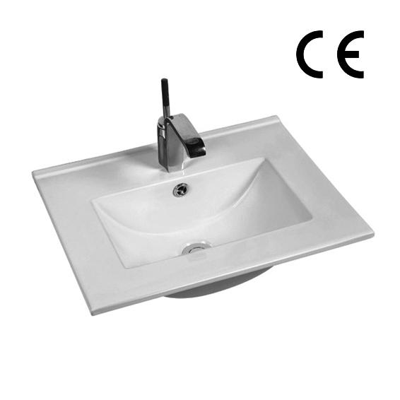 YS27297-50 Lavabo de gabinete de cerámica, lavabo de tocador, lavabo de inodoro;