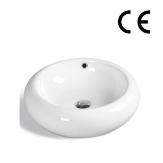 YS28213 Lavabo sobre encimera de cerámica, lavabo artístico, lavabo de cerámica;