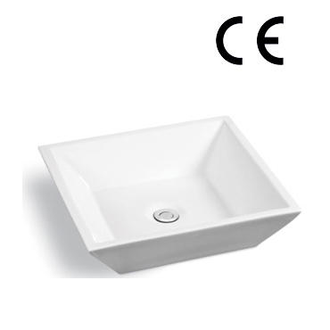 YS28261 Lavabo sobre encimera de cerámica, lavabo artístico, lavabo de cerámica;