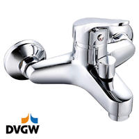 4135-10 mezclador monomando para bañera de pared de agua fría / caliente con certificado DVGW