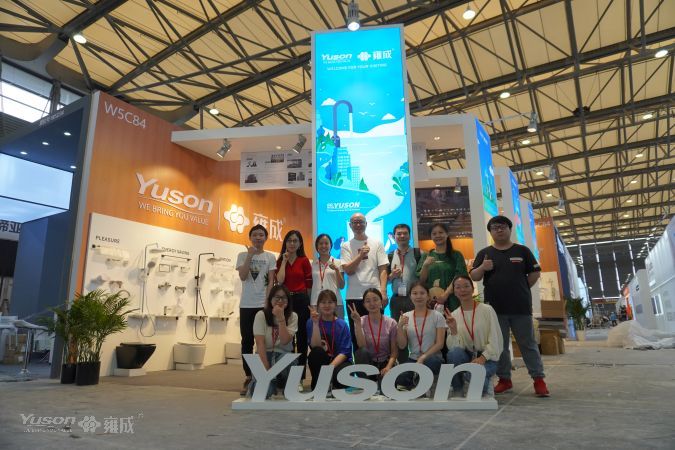 YUSON en SHANGHAI KBC 2023: excelencia pionera en accesorios de baño