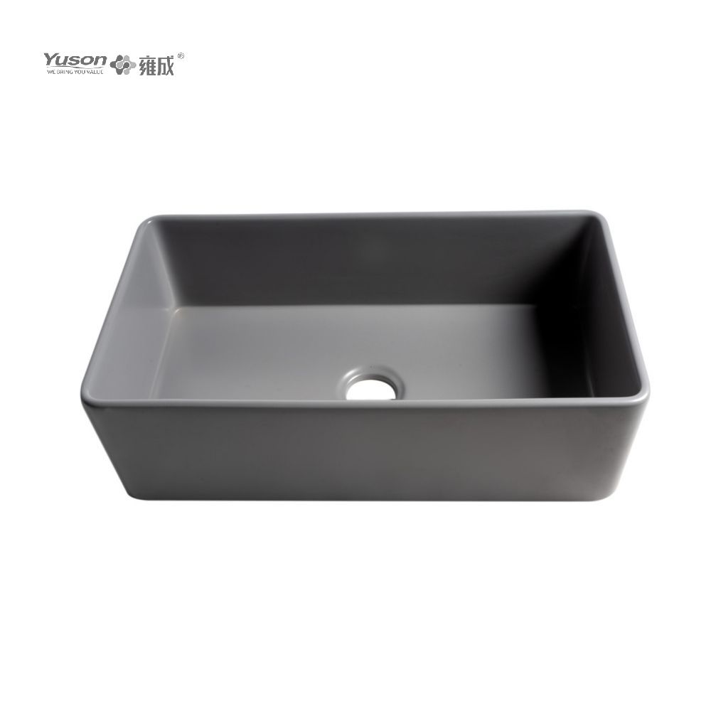 YS27101-3318	33x18 InchBest-Selling Single Bowl FFC Fine Fireclay China Apron front kitchen sink Fine Fireclay China kitchen sink