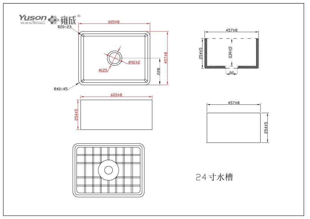 YS27101-2418	Manufacturer 24x18