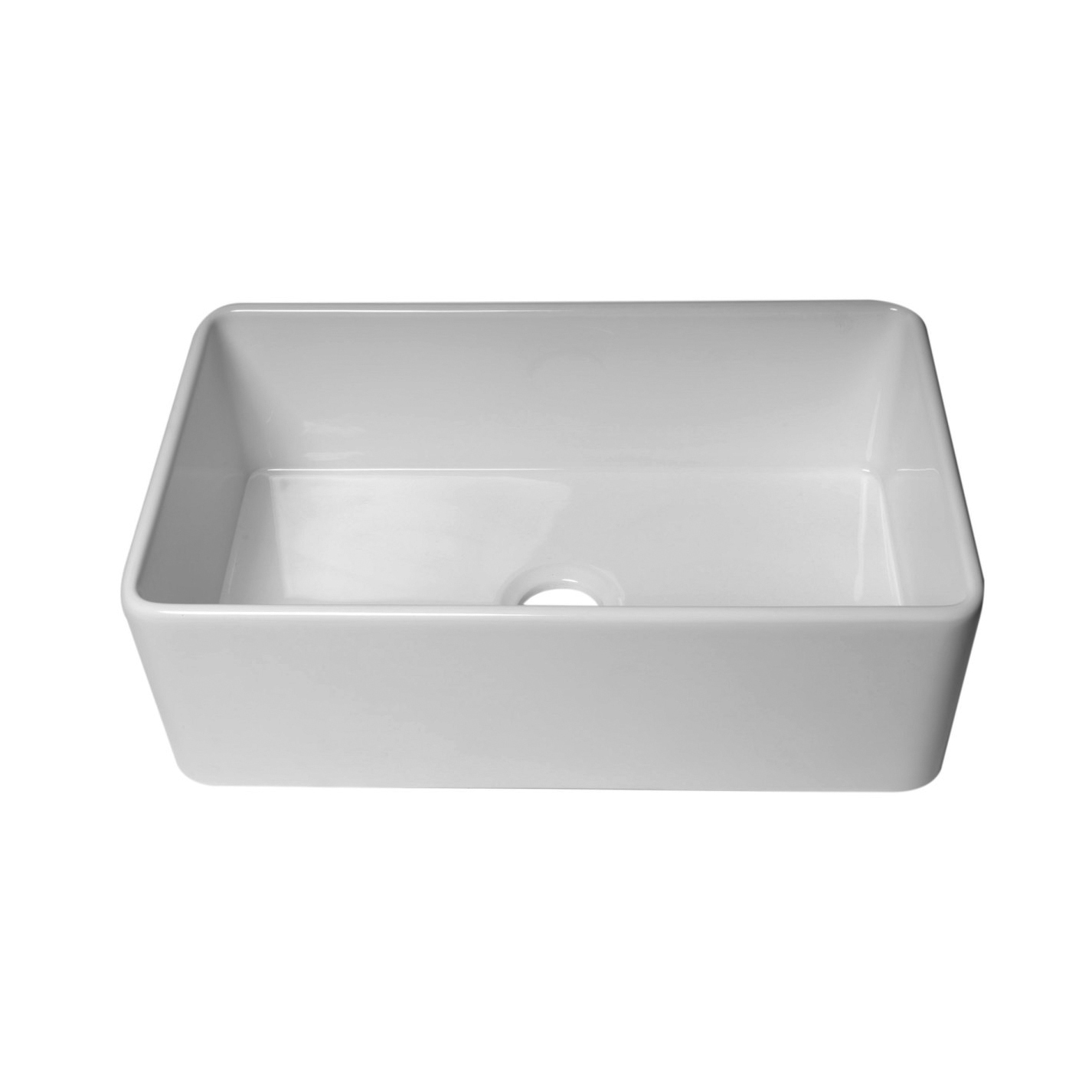 YS27101-3018	Manufacturer 30x18 Inch FFC Fine Fireclay China Apron front kitchen sink single bowl Butler sink