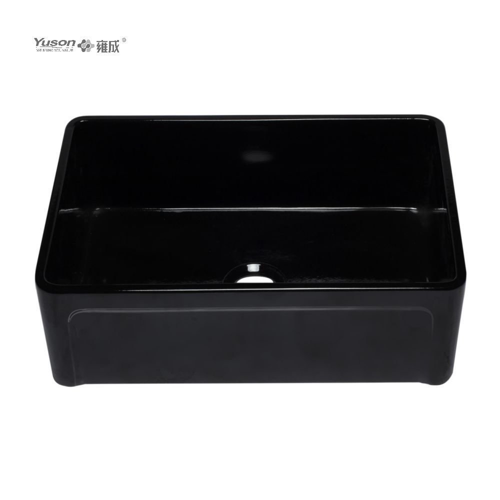 YS27102-3018	Manufacturer 30x18 Inch FFC Fine Fireclay China Apron front kitchen sink single Farm sink