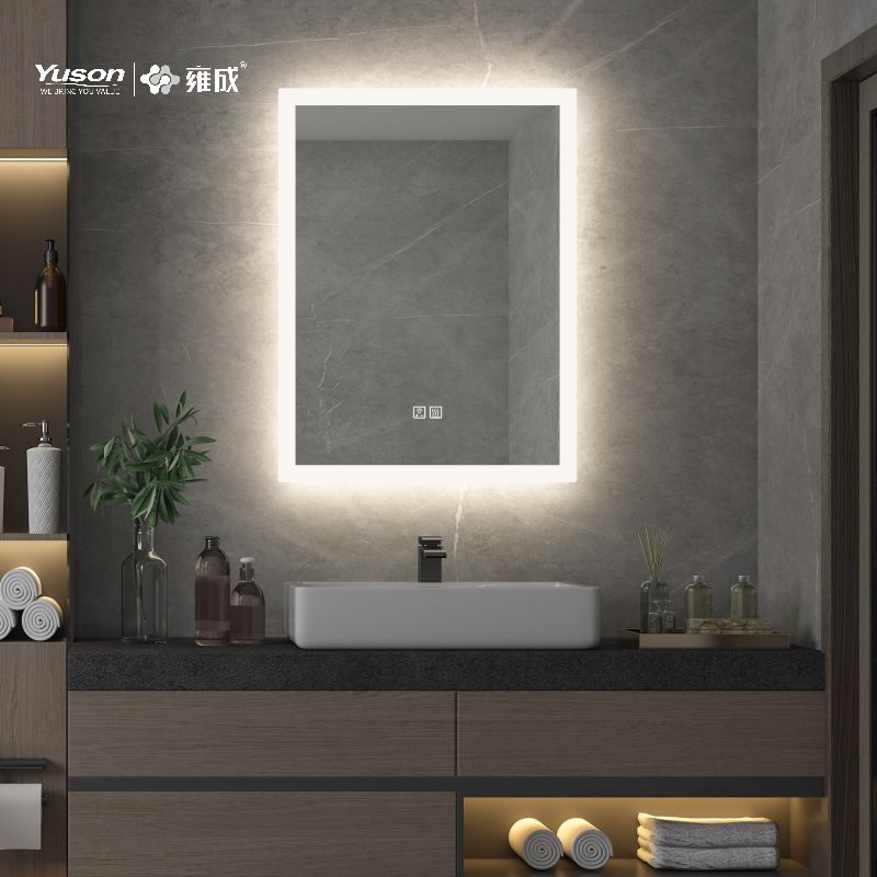 YS57103	Mordern Rectangle Shape bathroom mirror, LED mirror, Fogless LED mirror