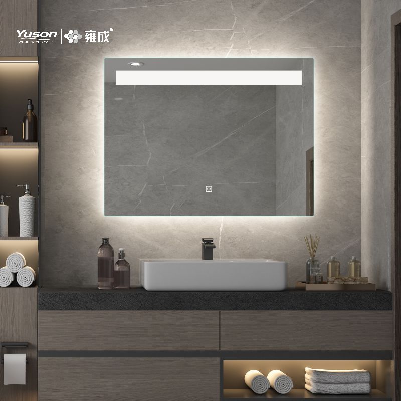 YS57107	Mordern Rectangle Shape LED bathroom mirror, Illuminated vanity mirror, Dimmable LED mirror