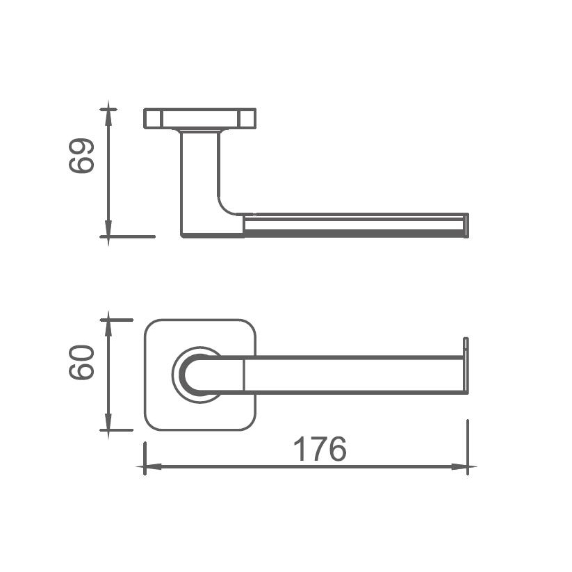 10186 Accesorios de baño elegantes Portarrollos de papel higiénico de latón