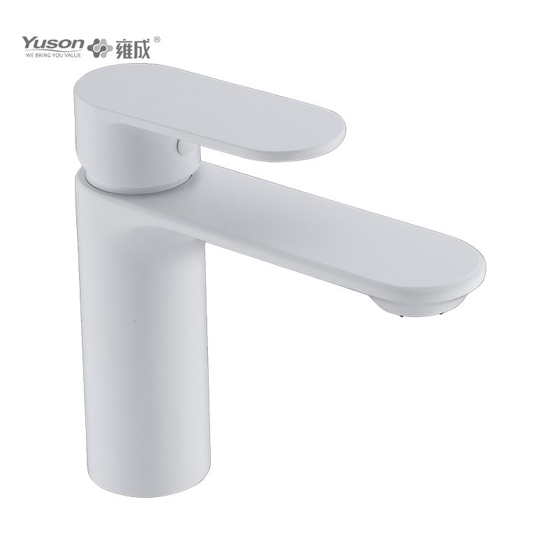 2012-30 Brass sleek single lever deck-mounted hot&cold water mixer, basin mixer